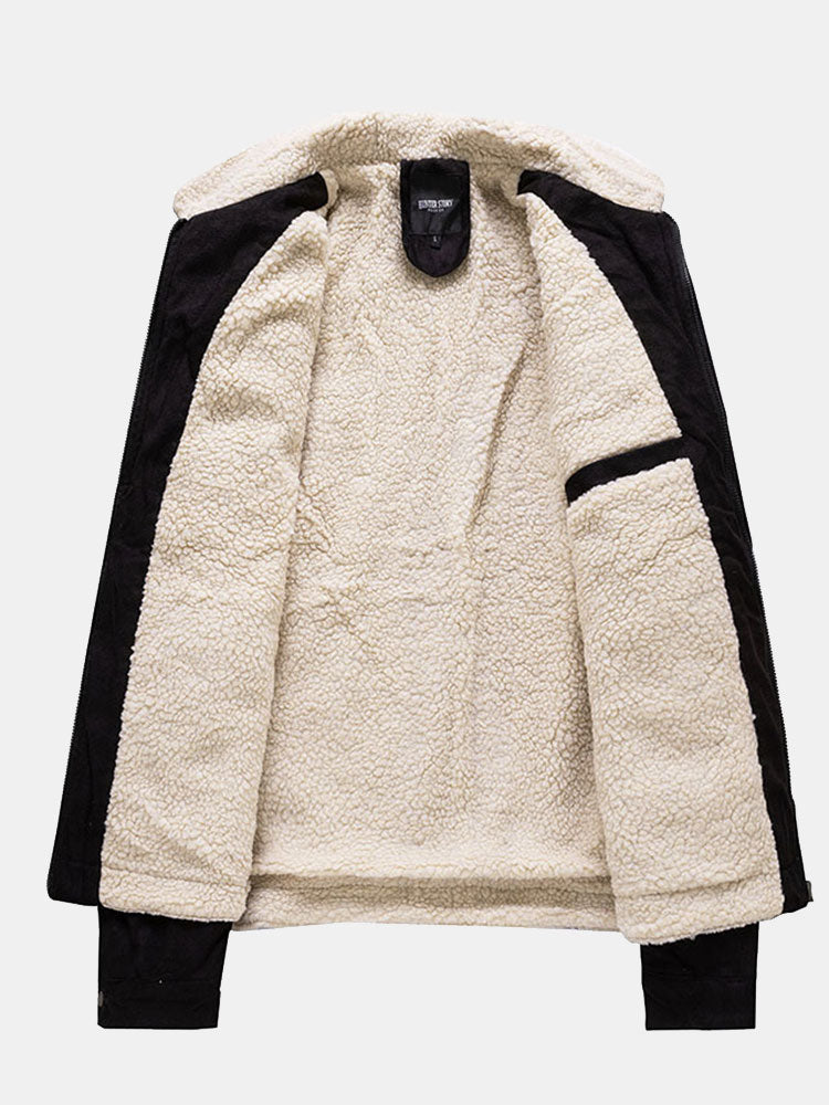 Crosby - Faux Suede Jacket with Teddy Lining