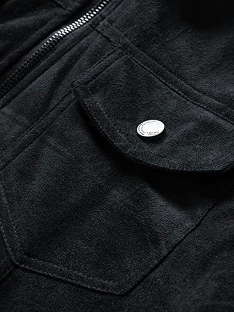 Crosby - Faux Suede Jacket with Teddy Lining