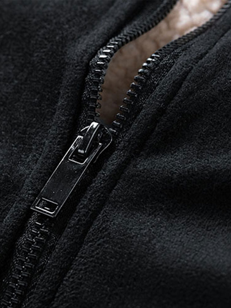 Crosby - Faux Suede Jacket with Teddy Lining