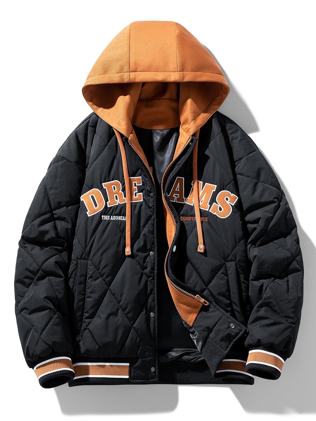 Gavin - 2-in-1 Padded Baseball Jacket with Hood