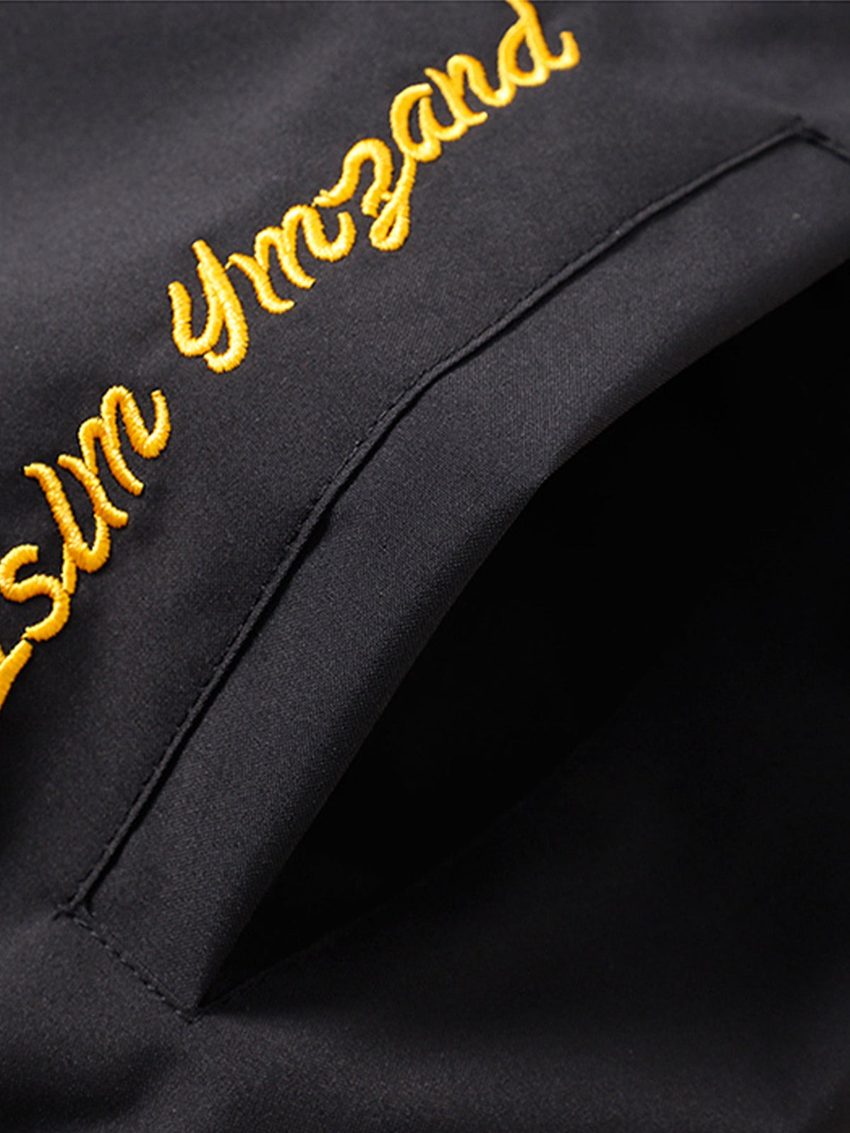 Jensen - Stand Collar Baseball Jacket with Contrast Embroidery