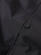 Jensen - Stand Collar Baseball Jacket with Contrast Embroidery