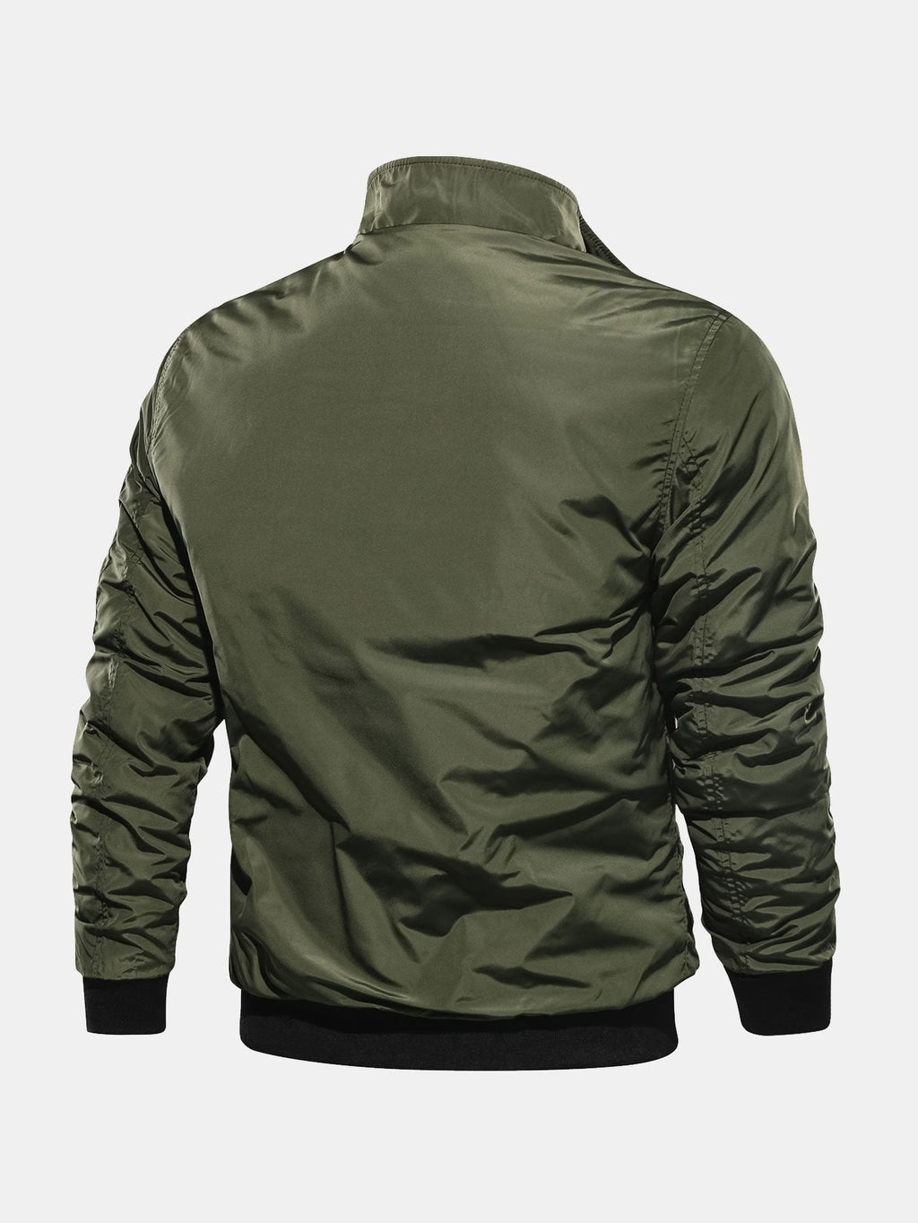 Knox - Bomber Jacket with Funnel Neck Collar