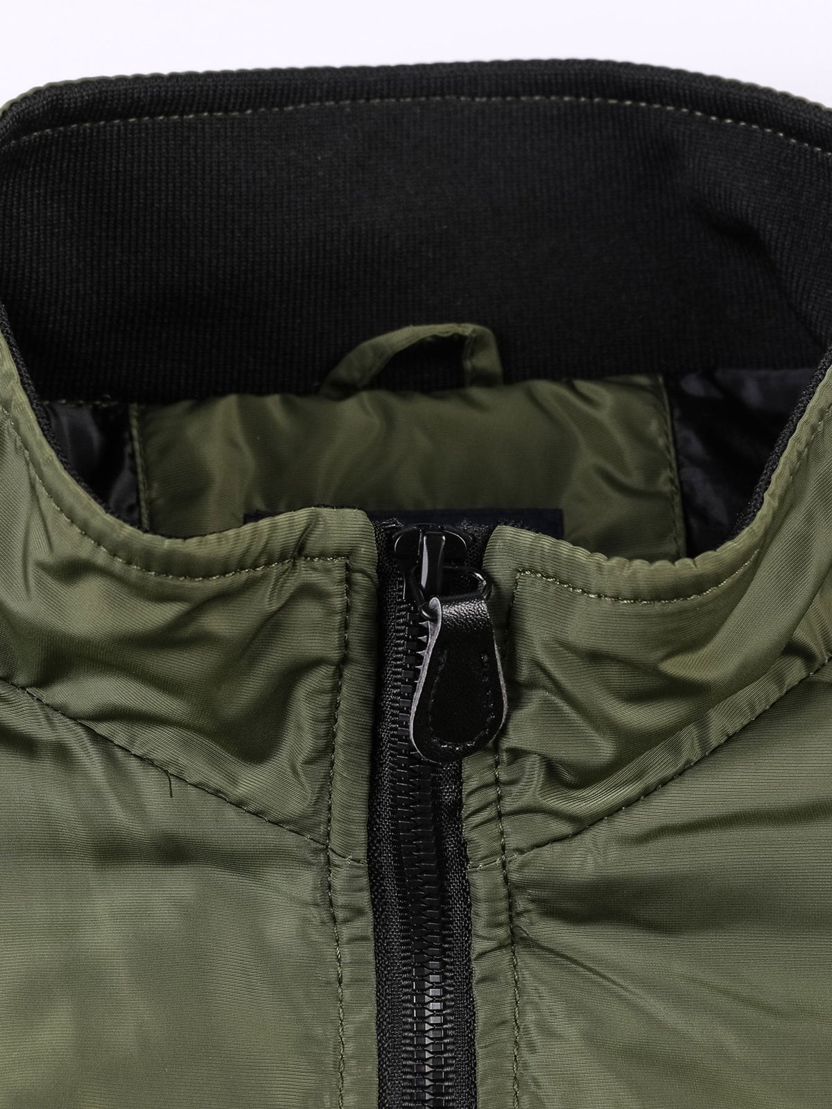 Knox - Bomber Jacket with Funnel Neck Collar