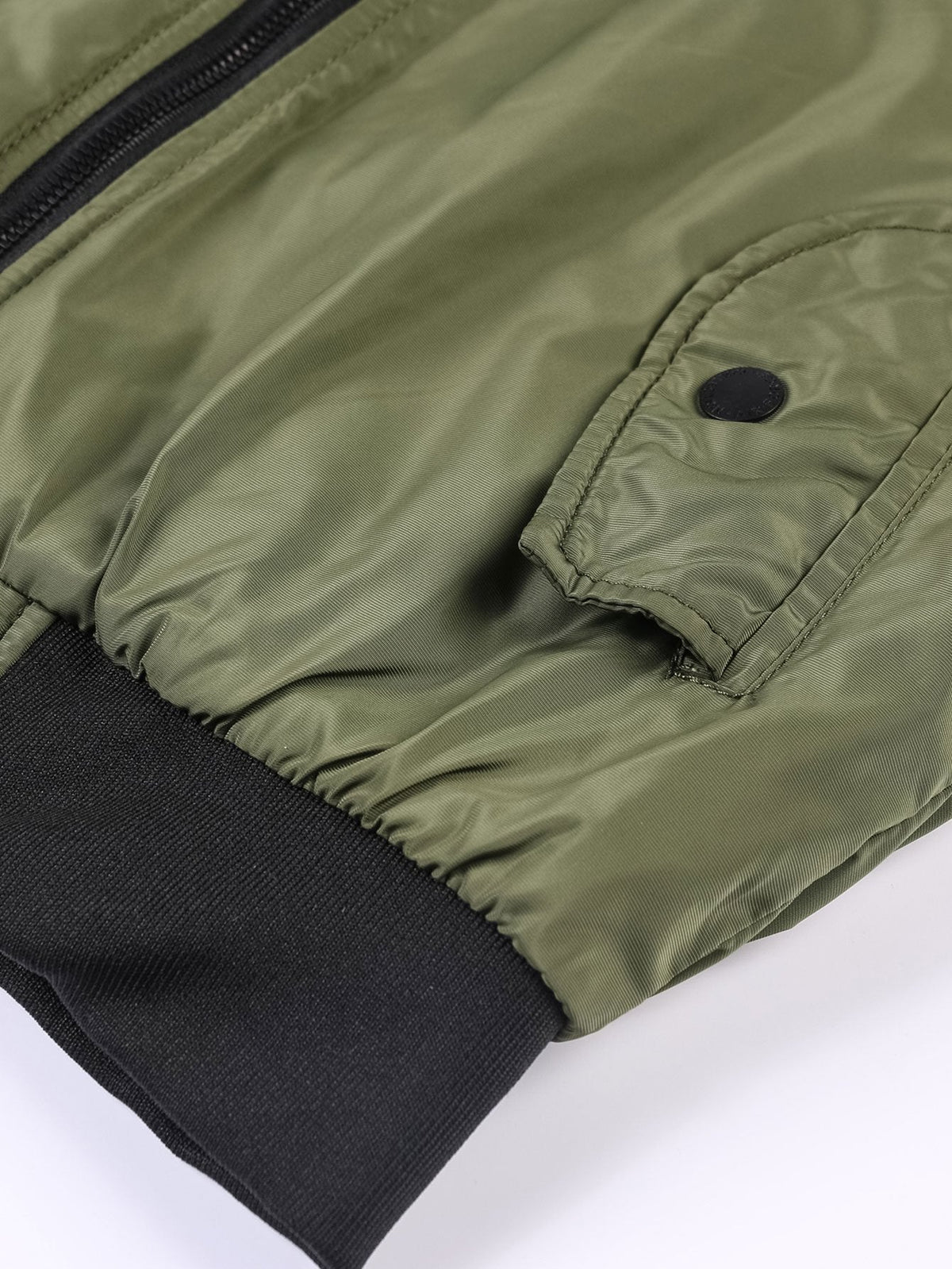 Knox - Bomber Jacket with Funnel Neck Collar