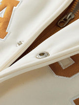 Maddox - Corduroy Baseball Jacket with Hood