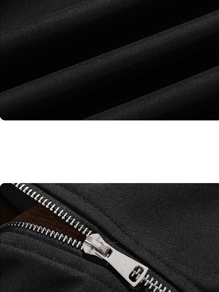 Noah - Corduroy Bomber Jacket with Detachable Hood