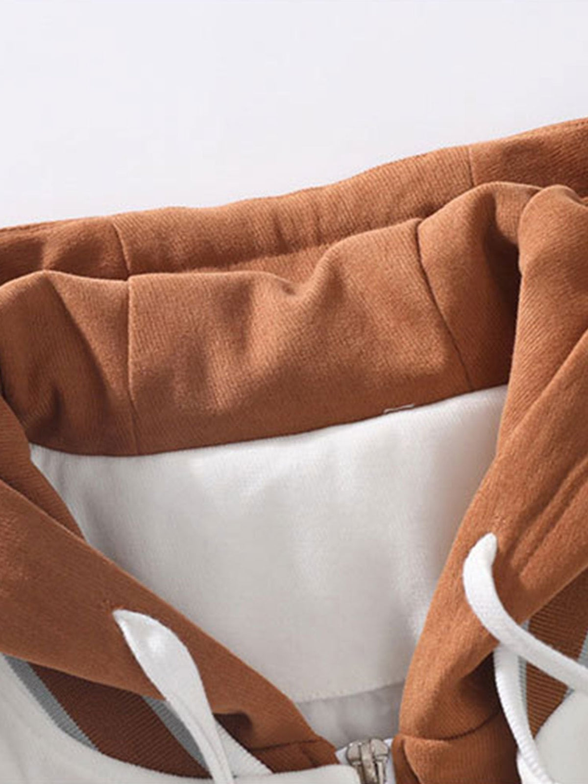 William - Hooded Baseball Jacket with Button Closure