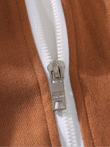 William - Hooded Baseball Jacket with Button Closure