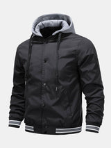 Benjamin - Bomber Jacket with Detachable Hood
