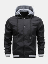 Benjamin - Bomber Jacket with Detachable Hood