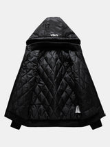 Jacob - Bomber Jacket with NASA Embroidery and Detachable Hood