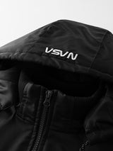 Jacob - Bomber Jacket with NASA Embroidery and Detachable Hood