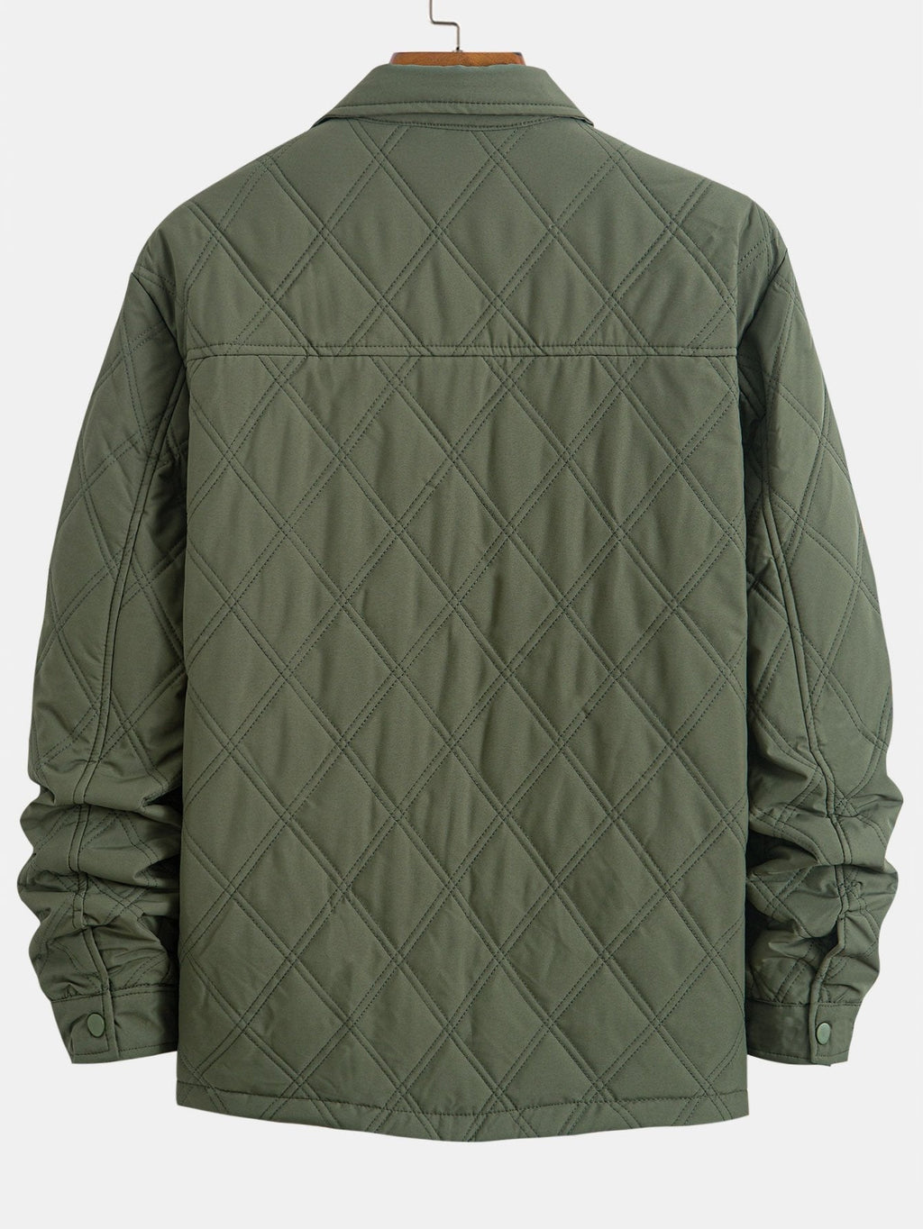Nathan - Windproof Corduroy Baseball Jacket with Button Closure
