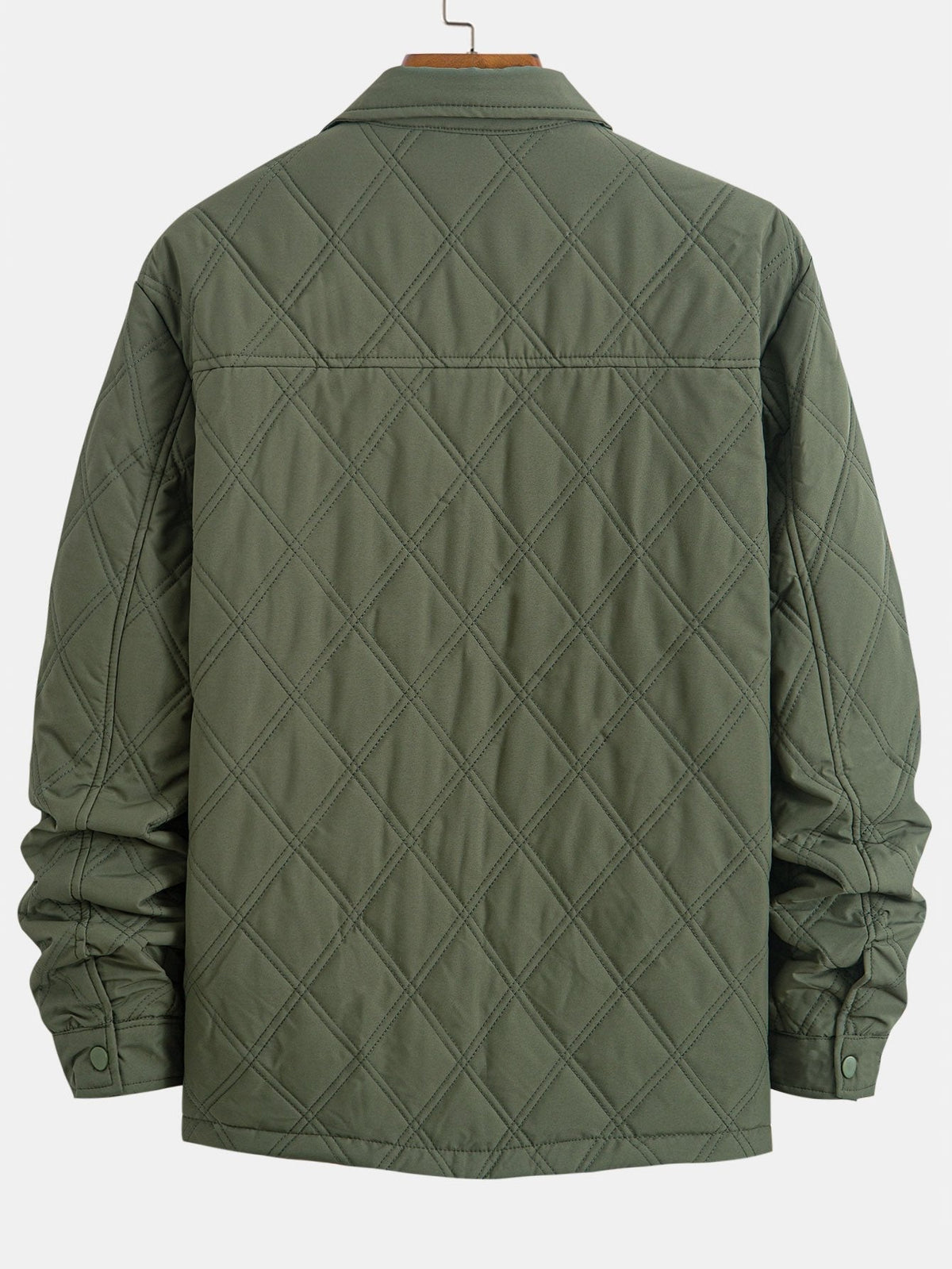 Nathan - Windproof Corduroy Baseball Jacket with Button Closure