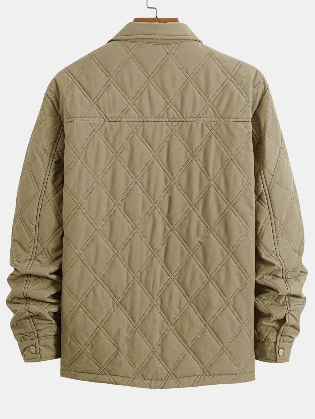 Nathan - Windproof Corduroy Baseball Jacket with Button Closure
