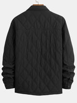 Nathan - Windproof Corduroy Baseball Jacket with Button Closure