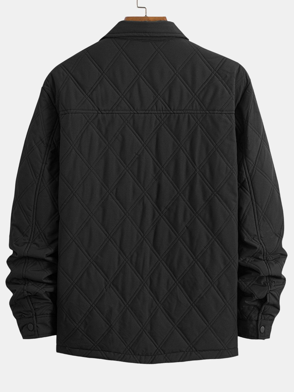 Nathan - Windproof Corduroy Baseball Jacket with Button Closure