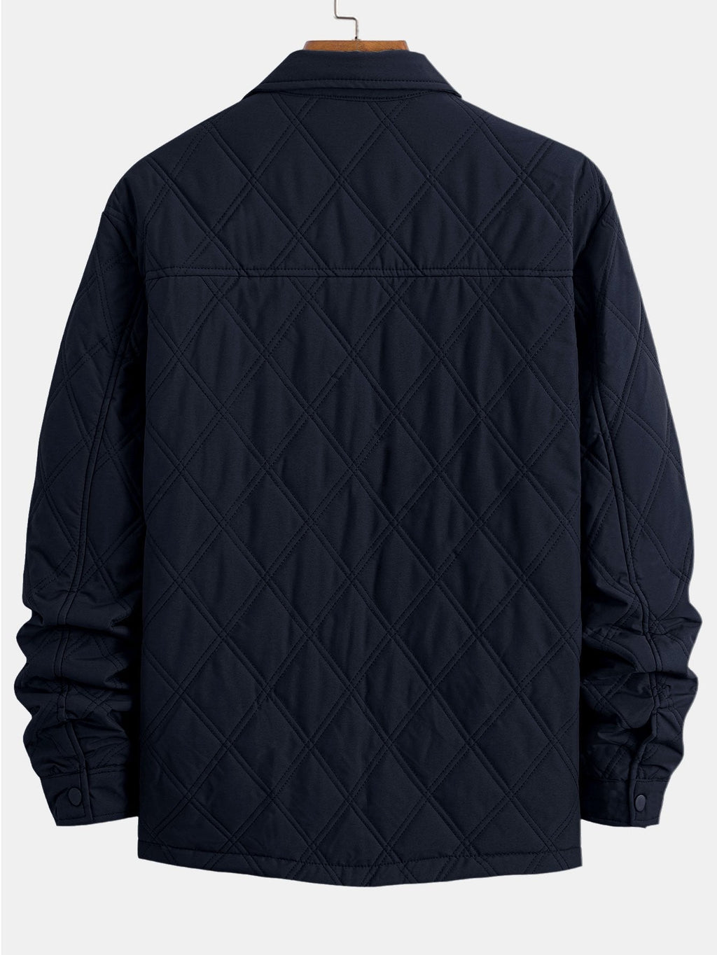 Nathan - Windproof Corduroy Baseball Jacket with Button Closure