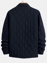 Nathan - Windproof Corduroy Baseball Jacket with Button Closure