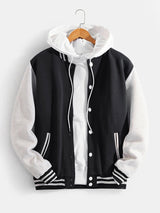 Samuel - Contrast Trim Baseball Jacket