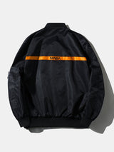 Jack - Oversized Bomber Jacket with NASA Print