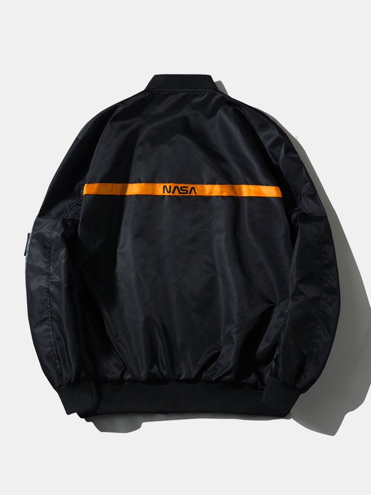 Jack - Oversized Bomber Jacket with NASA Print