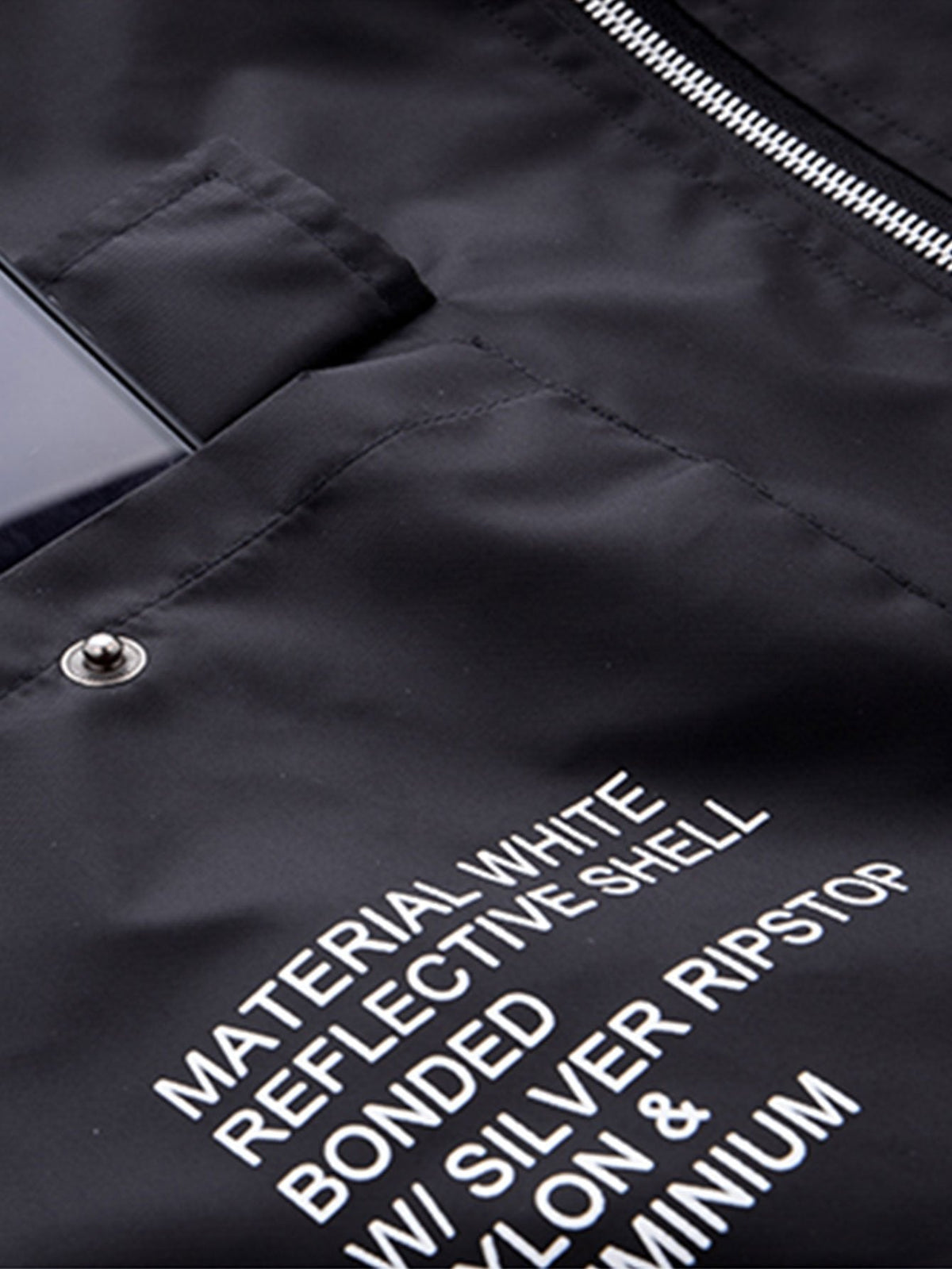 Jack - Oversized Bomber Jacket with NASA Print