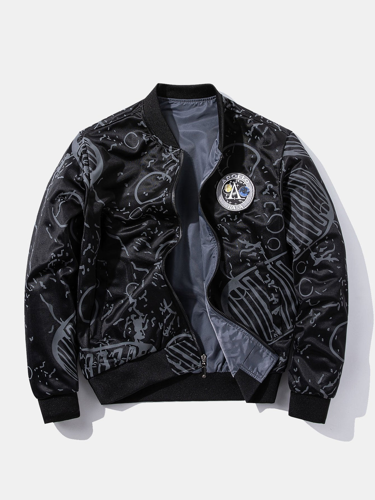 Etienne - Reversible Bomber Jacket with NASA Patch