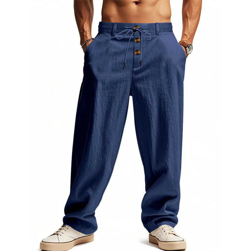 Eli - Button-Fly Relaxed Trousers