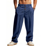 Eli - Button-Fly Relaxed Trousers