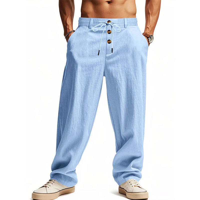 Eli - Button-Fly Relaxed Trousers