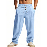Eli - Button-Fly Relaxed Trousers