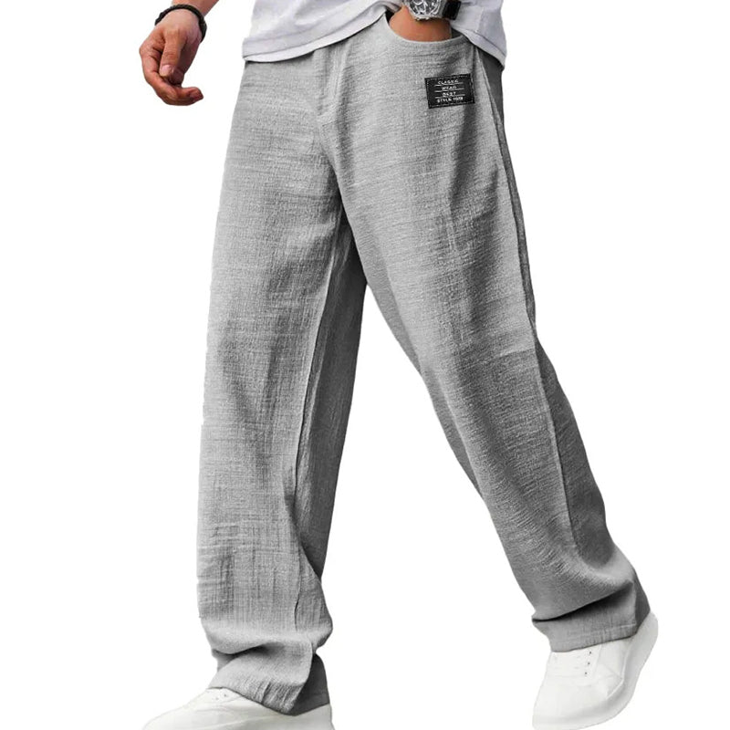 Leon - Lightweight Straight-Leg Trousers