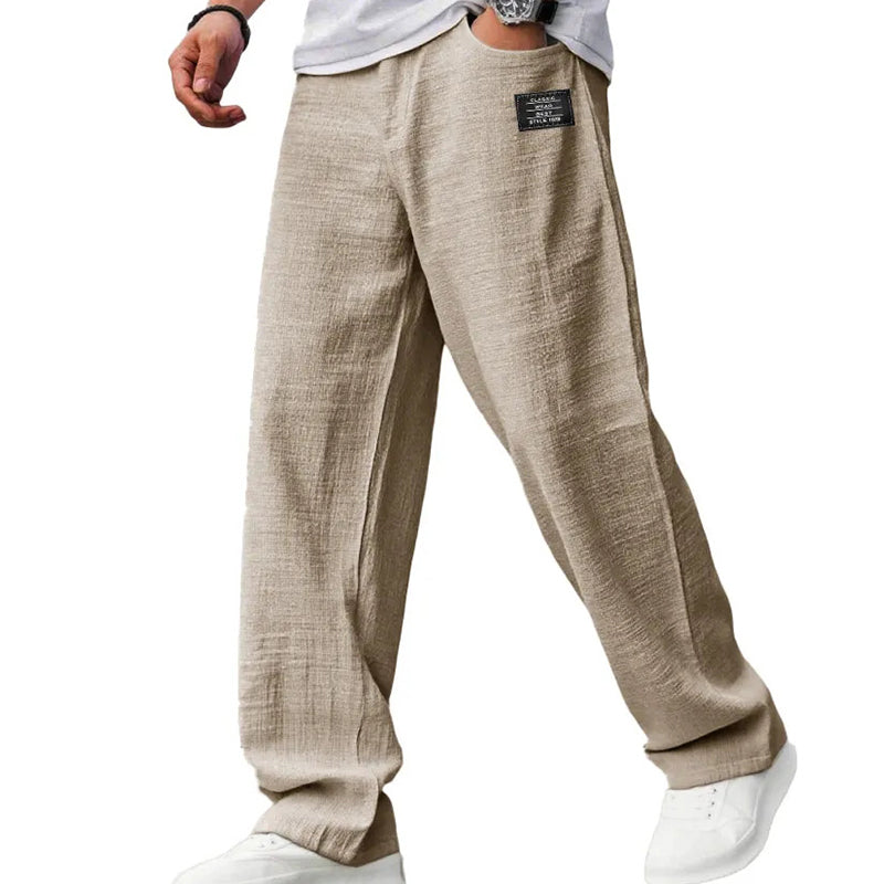Leon - Lightweight Straight-Leg Trousers
