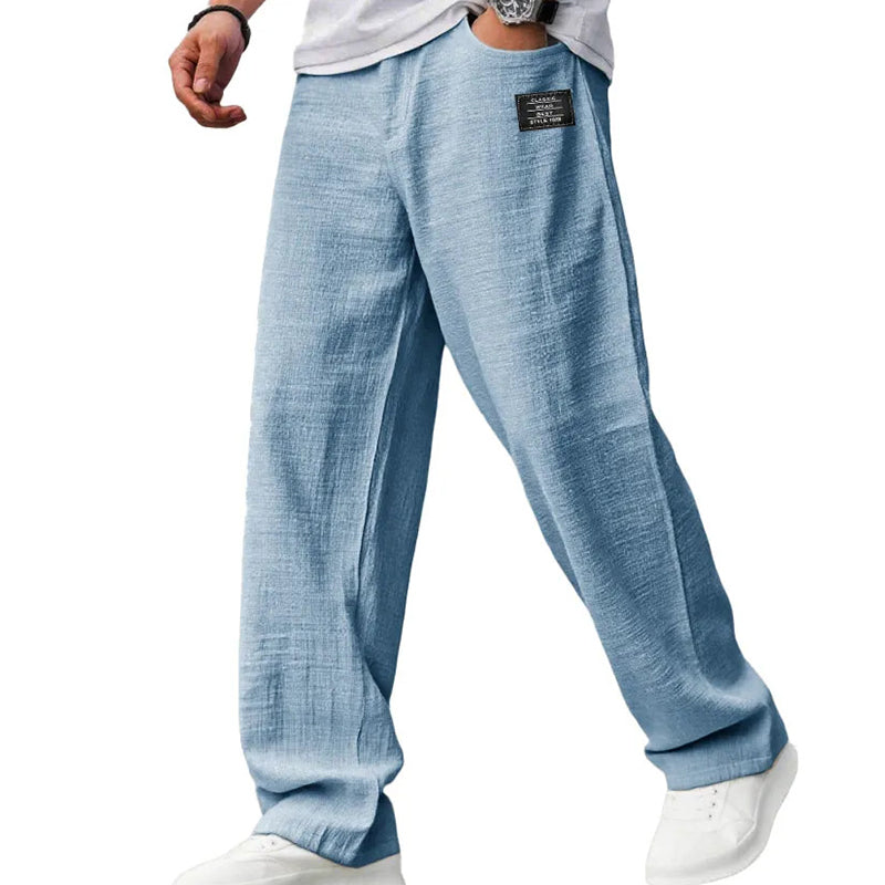 Leon - Lightweight Straight-Leg Trousers