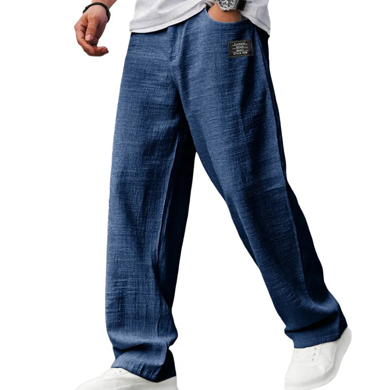 Leon - Lightweight Straight-Leg Trousers