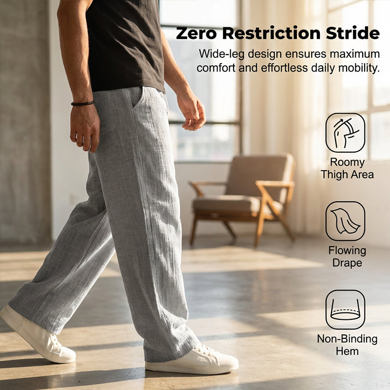 Leon - Lightweight Straight-Leg Trousers