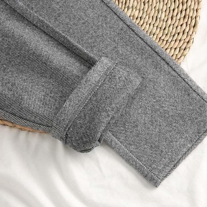 Clay - Herringbone Tailored Trousers