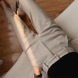 Clay - Herringbone Tailored Trousers