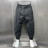 Judd - Textured Pleated Trousers