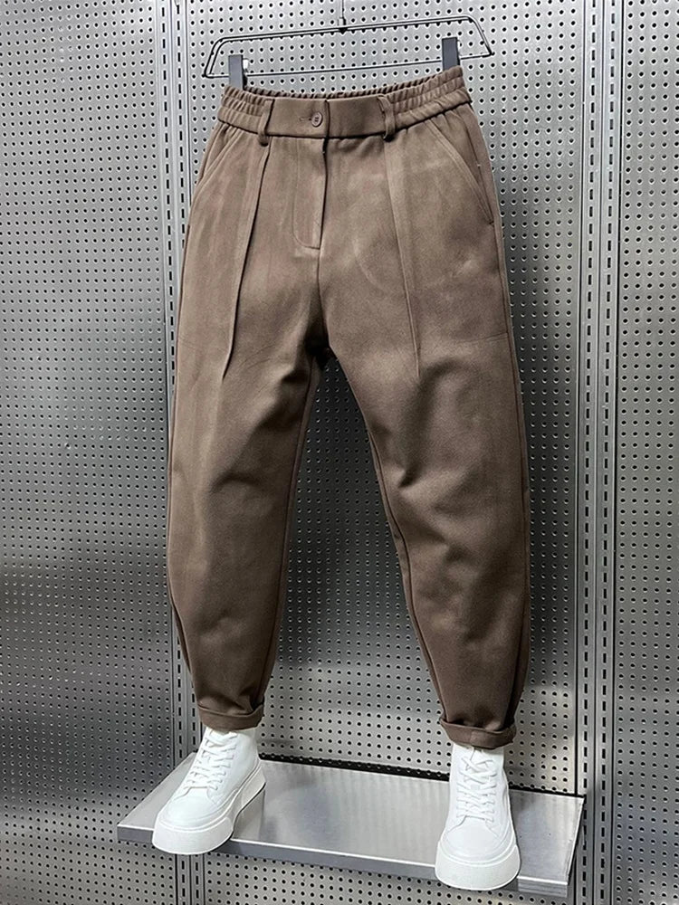 Judd - Textured Pleated Trousers