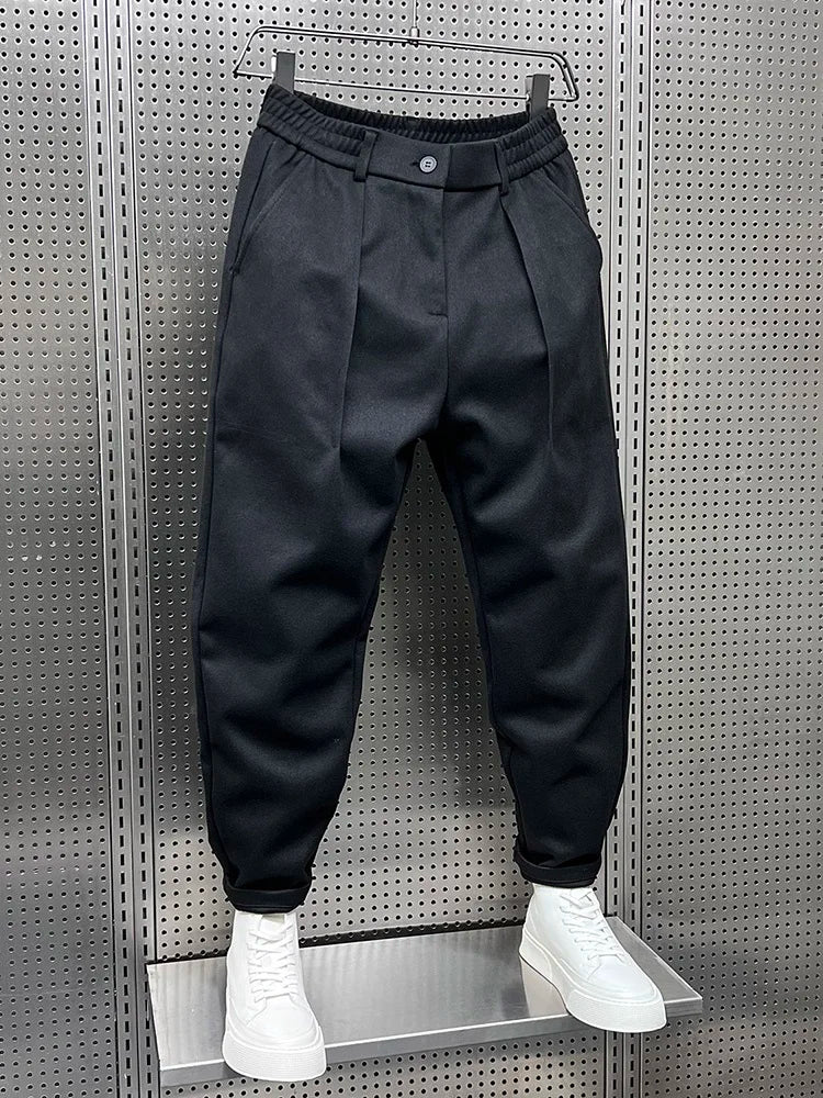 Judd - Textured Pleated Trousers