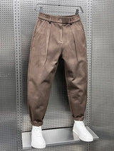 Judd - Textured Pleated Trousers
