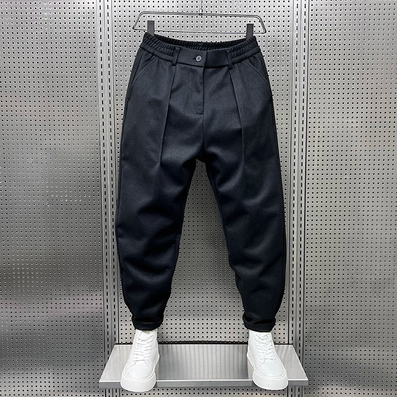 Judd - Textured Pleated Trousers