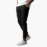 Cormac - Cropped Stretch Chino Trousers
