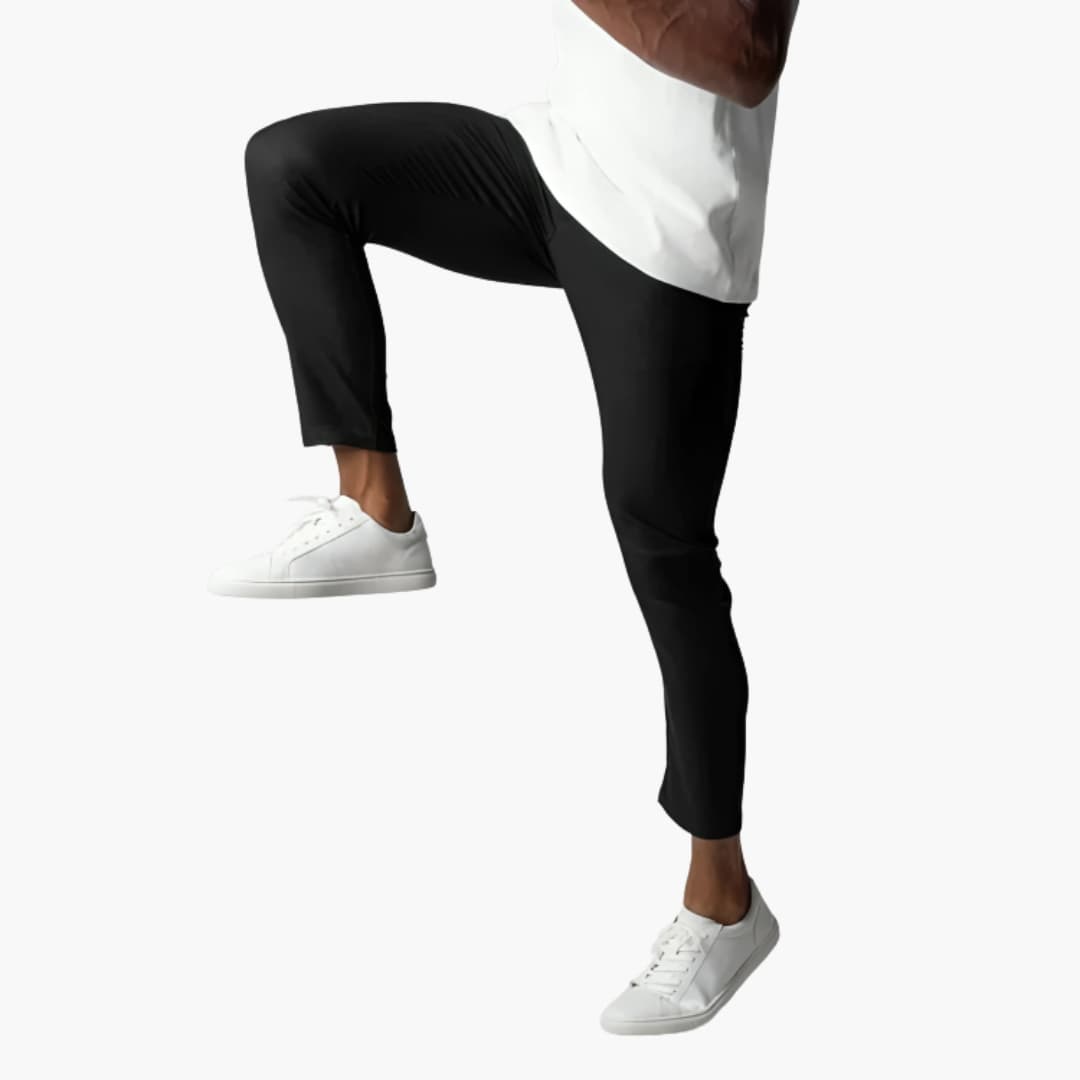 Cormac - Cropped Stretch Chino Trousers