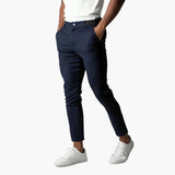 Cormac - Cropped Stretch Chino Trousers