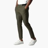 Cormac - Cropped Stretch Chino Trousers