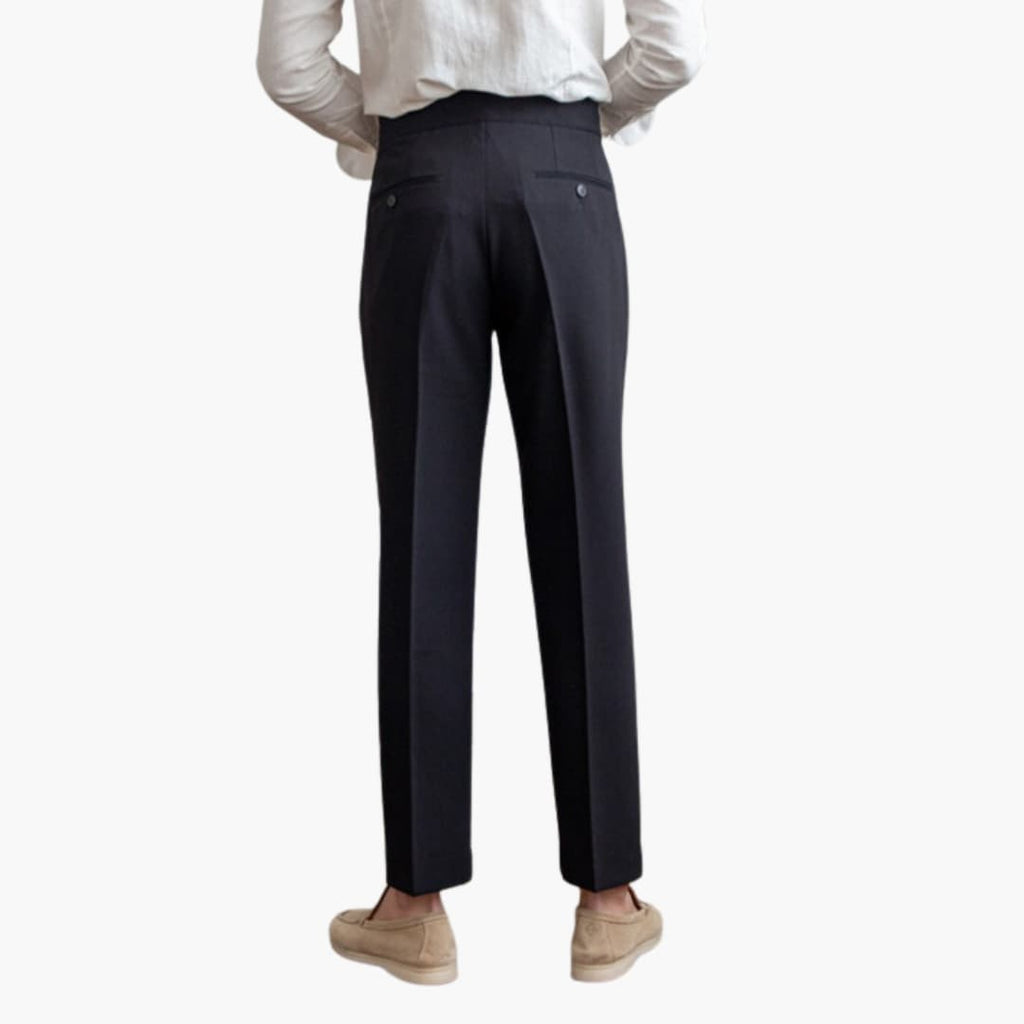 Ronan - Pleated Tapered Trousers